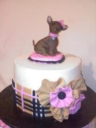 Chihuahua cake - Cake by Danielle Lechuga
