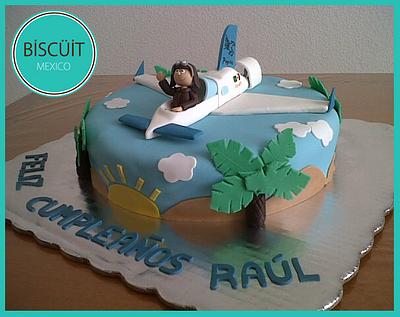 Airplane - Cake by BISCÜIT Mexico