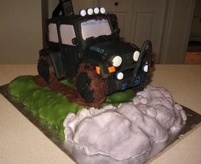 Jeep Wrangler cake - Cake by Kelly Stevens