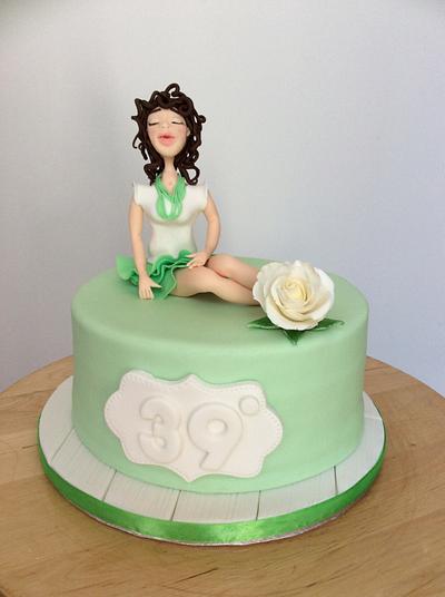 39 birthday  - Cake by Cinta Barrera