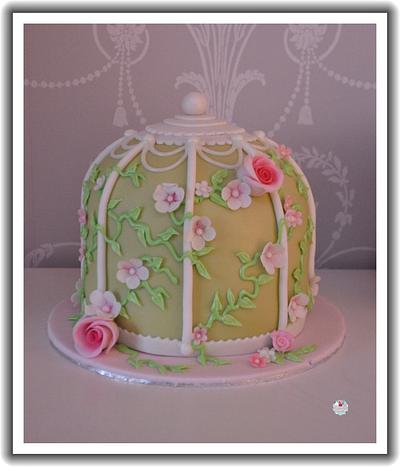 Bird cage cake - Cake by Enchantedcupcakes