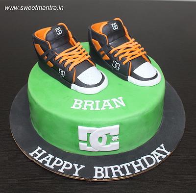 DC shoes cake - Cake by Sweet Mantra Homemade Customized Cakes Pune