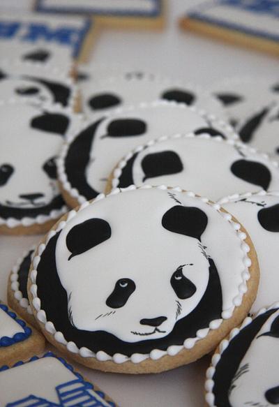 Panda Cookies - Cake by Cookie Hound!