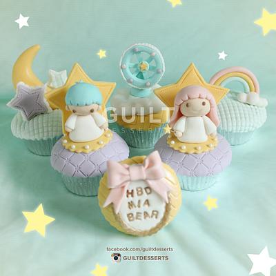 Little Twin Star Cupcakes - Cake by Guilt Desserts
