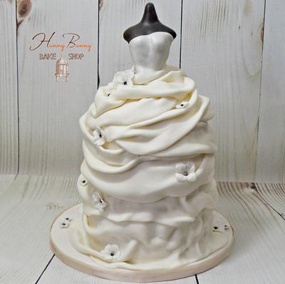 Wedding Dress  - Cake by Honey Bunny Bake Shop