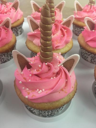 Pink Unicorn cupcakes - Cake by Sweet Art Cakes