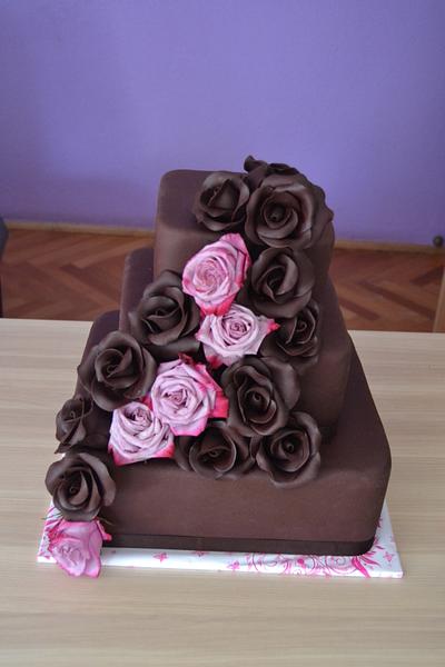 Chocolate roses cake - Cake by Zaklina