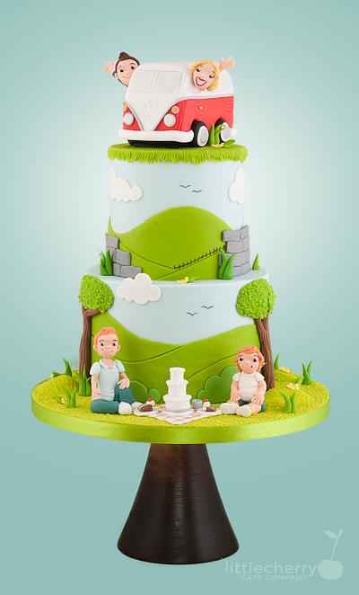 Campervan Wedding - Cake by Little Cherry