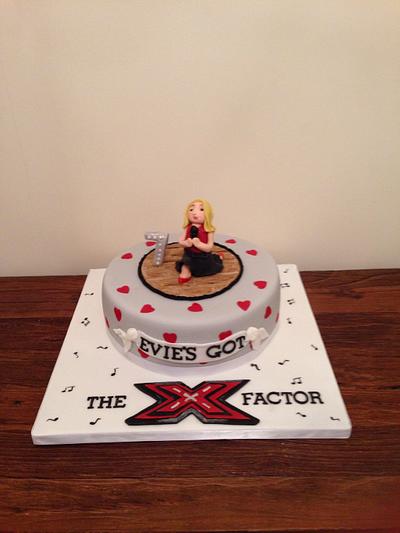 X factor cake - Cake by CandyCakes