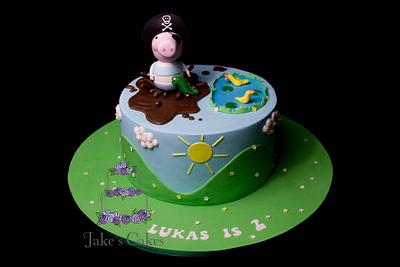 Pirate George from Peppa Pig - Cake by Jake's Cakes