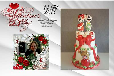  My sweet valentine collaberation2017 diddle cake   - Cake by Anneke van Dam