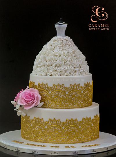 Laces and Ruffles for Her..... - Cake by Caramel Doha