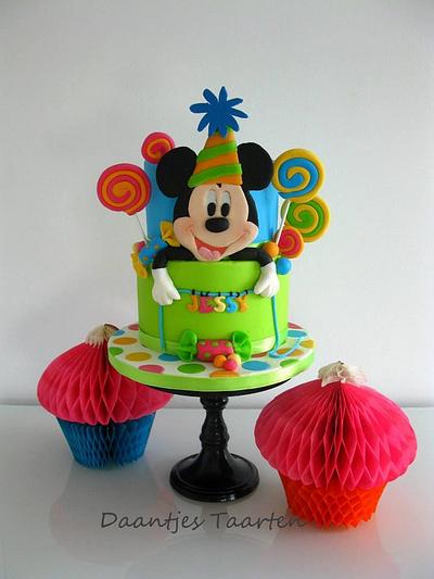 Mickey's Birthday - Cake by Daantje