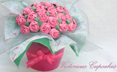 Flowers - Cake by Victorious Cupcakes