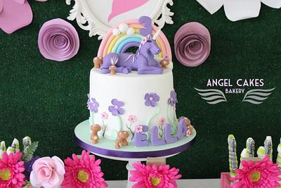Enchanted Unicorn - Cake by Angel Cakes