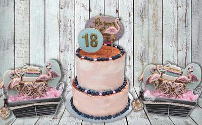 18TH BIRTHDAY CAKE - Cake by Rocío Burgos