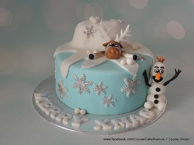 Frozen xmas cake - Cake by Louise