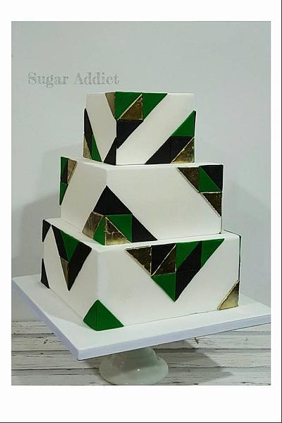 Art deco - Cake by Sugar Addict by Alexandra Alifakioti