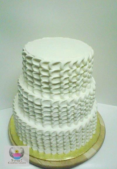 Petal Wedding Cake - Cake by Angelica