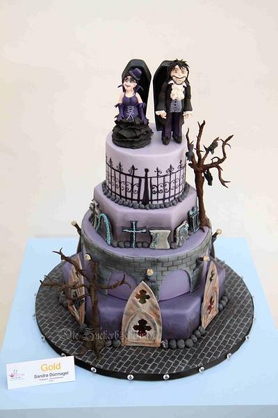Vampire-Gothic Wedding Cake - Cake by Sandy's Cakes - Torten mit Flair