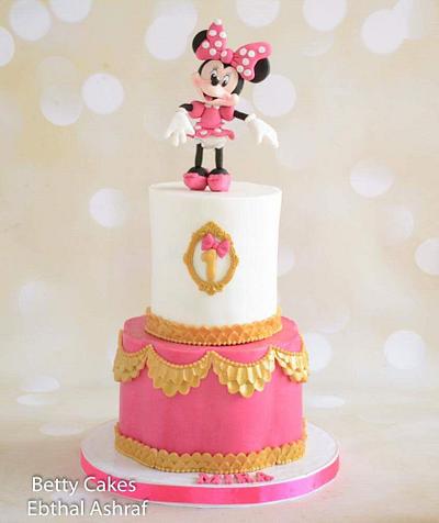 Minnie Mouse 1st birthday cake Minnie Mouse 1st birthday cake  - Cake by BettyCakesEbthal 
