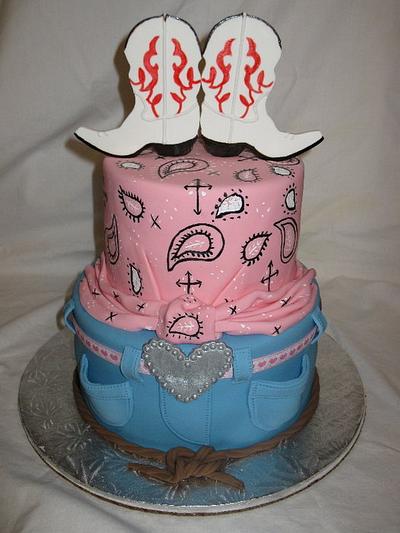 Cowgirl & Boots - Cake by DoobieAlexander