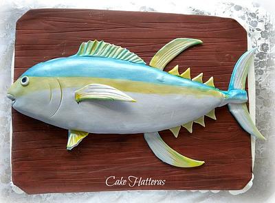 Yellow Fin Tuna, A Groom's Cake - Cake by Donna Tokazowski- Cake Hatteras, Martinsburg WV