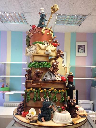 Ratatouille Gold winning cake at Cake International - Cake by Richardscakes