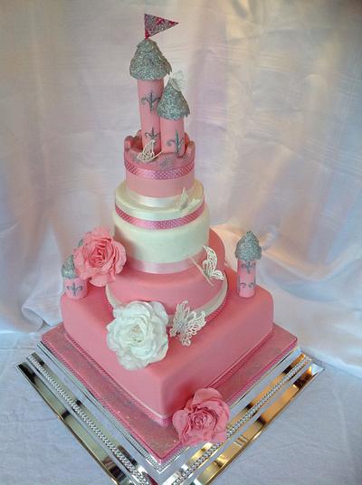 Princess tower fairy cake - Cake by Adoreacake