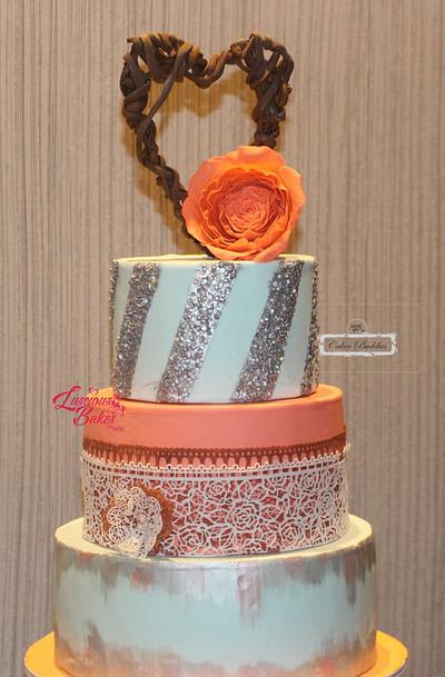 Wedding cake - Cake by Luscious Bakes by Rashmi 
