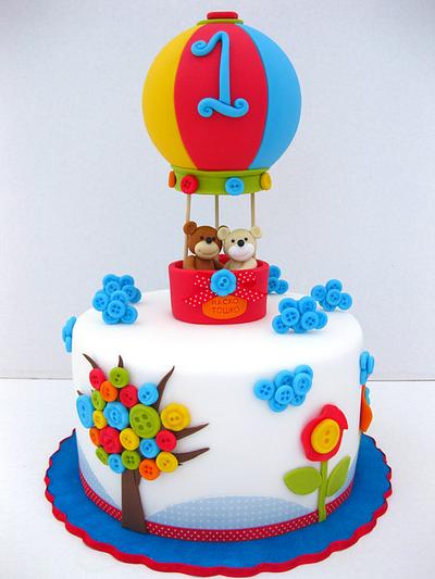 Balloon cake - Cake by Mina Bakalova
