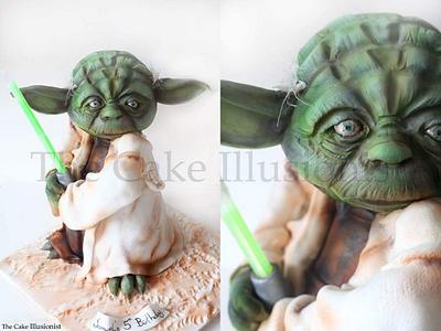 Yoda cake - Cake by Hannah
