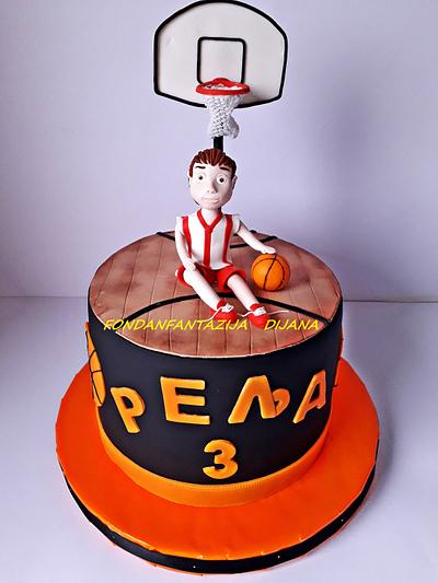 Basketball cake - Cake by Fondantfantasy