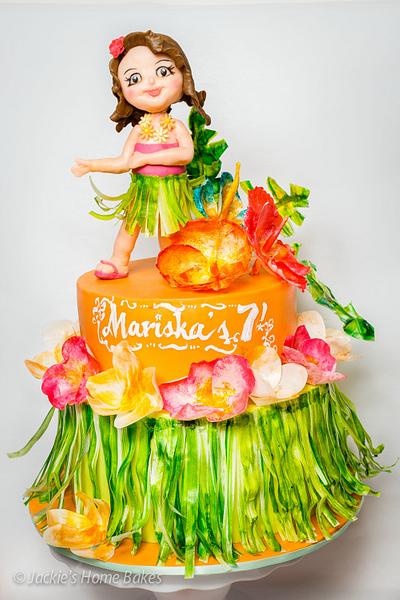 Luau Cake - Cake by JackiesHomeBakes