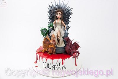 Game of Thrones like cake / Tort w stylu Gry o Tron ze smokami - Cake by Edyta rogwojskiego.pl