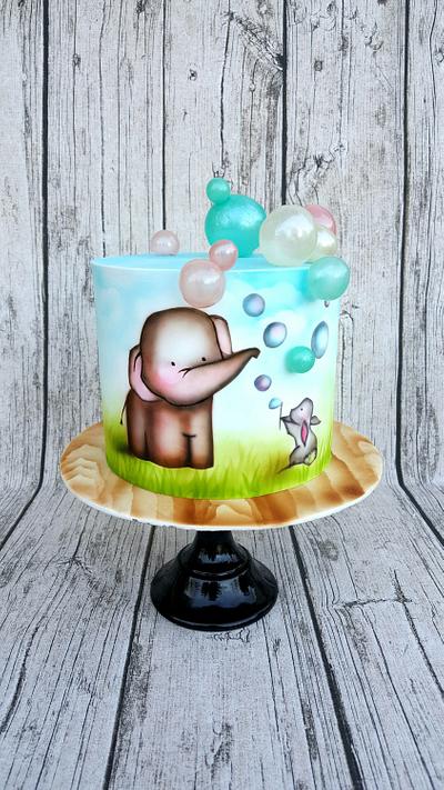 Playing with bublles - Cake by Mariya's Cakes & Art0- Chef Mariya Ozturk