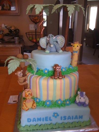 Jungle Baby Shower - Cake by Pamela