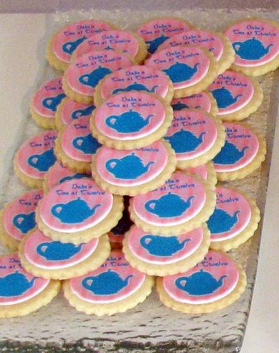 Dahlia's Tea Party Cookies - Cake by Cheryl