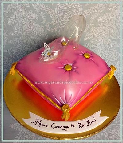 Cinderella's Glass Slipper Cake - Cake by Mel_SugarandSpiceCakes