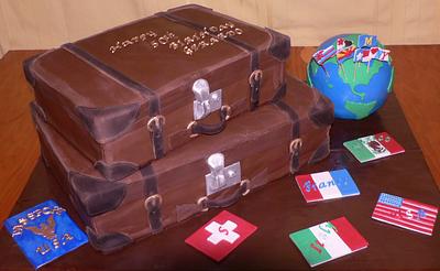 Around the World - Cake by Kendra's Country Bakery
