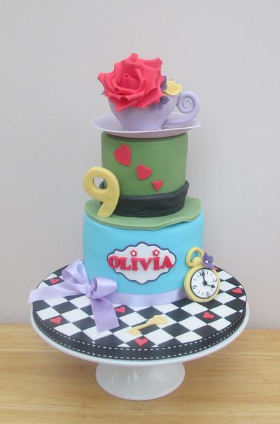 Ever After High ~ Madeline Hatter Tea Party - Cake by The Buttercream Pantry