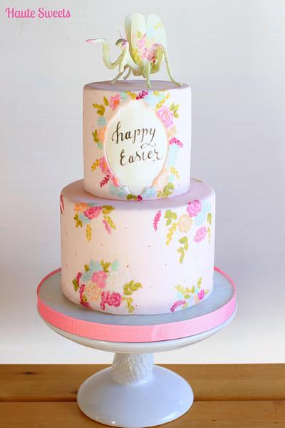 Floral Mantis Easter Cake - Cake by Hiromi Greer
