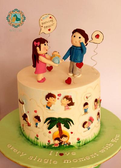 Love cake - Cake by Gateau (cake art) by WesamNabil
