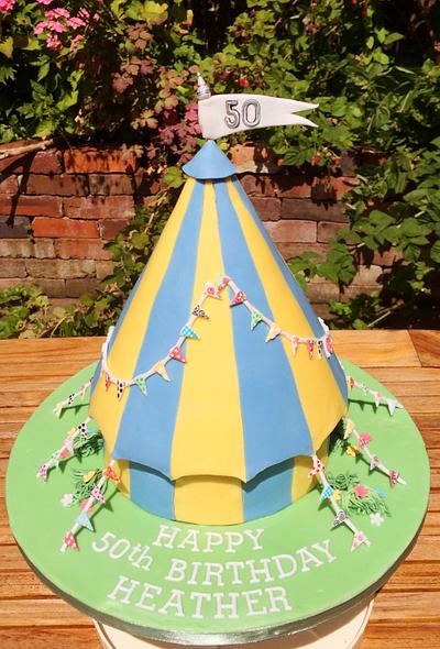 Festival tent - Cake by Claire Ratcliffe