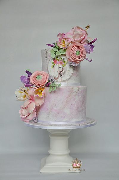 Painted Beauty - Cake by Sumaiya Omar - The Cake Duchess 