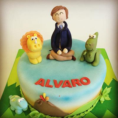 Dinosaurs first comunion - Cake by Tartas de Silvia