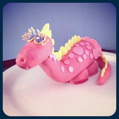 My Little Pink Dino - Cake by June ("Clarky's Cakes")