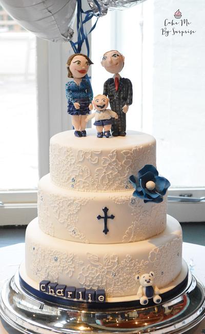 Christening/Vow Renewal Cake - Cake by Nadia Jay
