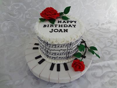 Piano Cake - Cake by Custom Cakes by Ann Marie