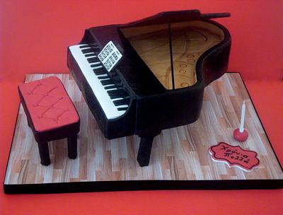 The Piano Cake - Cake by SweetFantasy by Anastasia